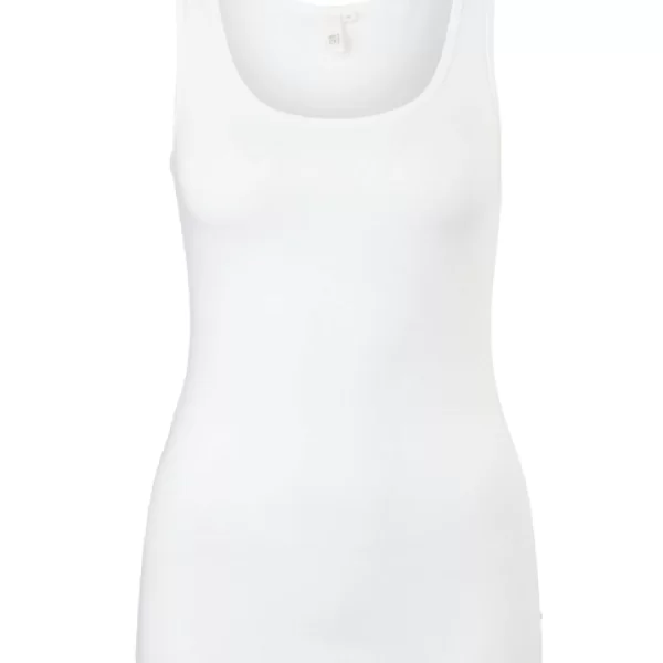 Γυναικείο Αμάνικο Τοπ Λευκό S.Oliver 2058277-0100