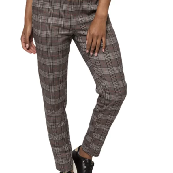 Γυναικείο Καρό Filly23 Παντελόνι Γκρι Heavy Tools W23473-CHECKED