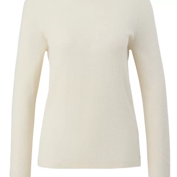 Γυναικεία Πλεκτή Μπλούζα Μπεζ S.Oliver 2134836-0700