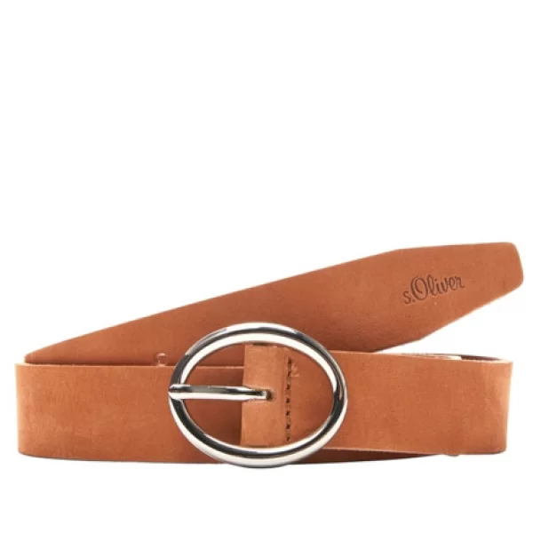 s.Oliver Γυναικεία Ζώνη Δερμάτινη Μπεζ S.Oliver 2055354-8736