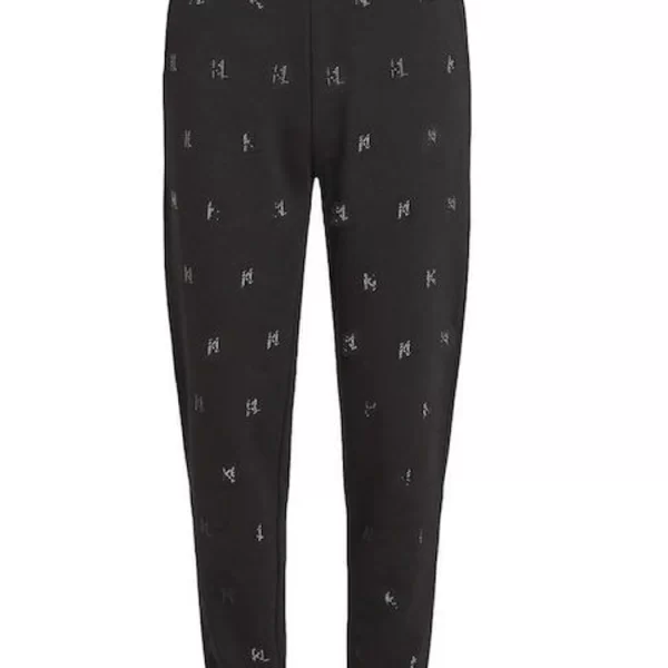 Γυναικεία KL Rhinestone Φόρμα Μαύρη Karl Lagerfeld 246W1009-999 BLACK