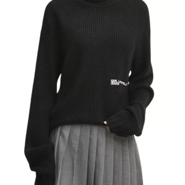 Γυναικείο Ζιβάγκο Πουλόβερ Μαύρο Karl Lagerfeld Jeans 246J2003-J101 BLACK