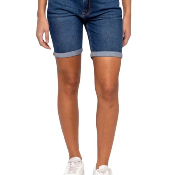 Γυναικεία Wamota24 Τζιν Βερμούδα Navy Μπλε Heavy Tools S24562-DARK