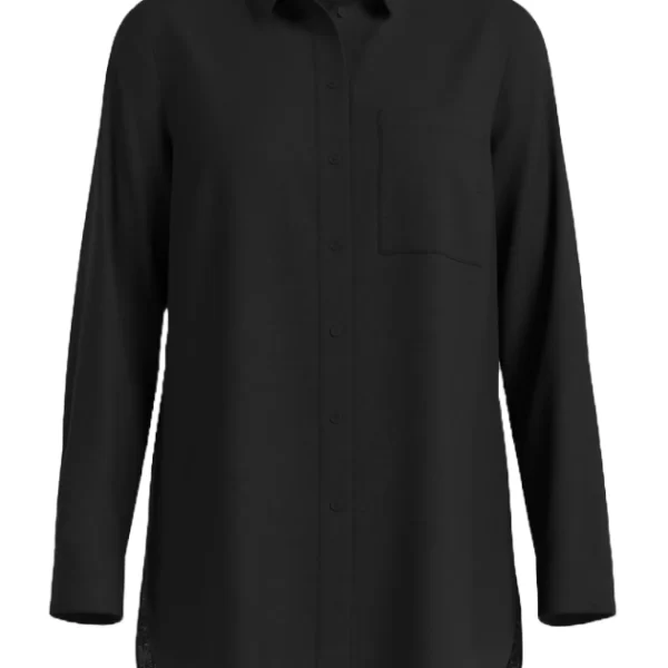 s.Oliver Γυναικείο Λινό Πουκάμισο Μαύρο S.Oliver 2144573-9999