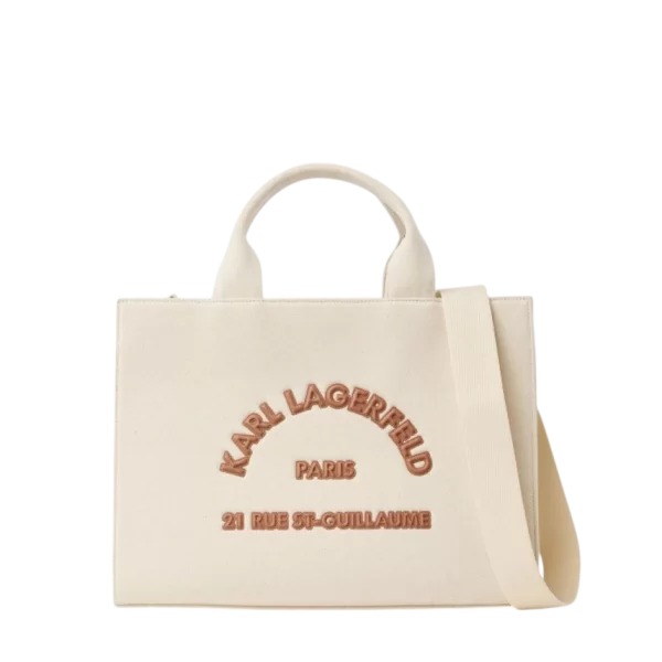Γυναικεία K/Rsg Md Tote Τσάντα Εκρού Karl Lagerfeld B2W50010-106 NATURAL