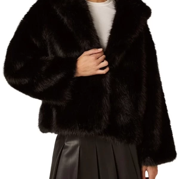 Γυναικεία Eco Γούνα Μαύρη Alcott CP0075DOAX15-BLACK