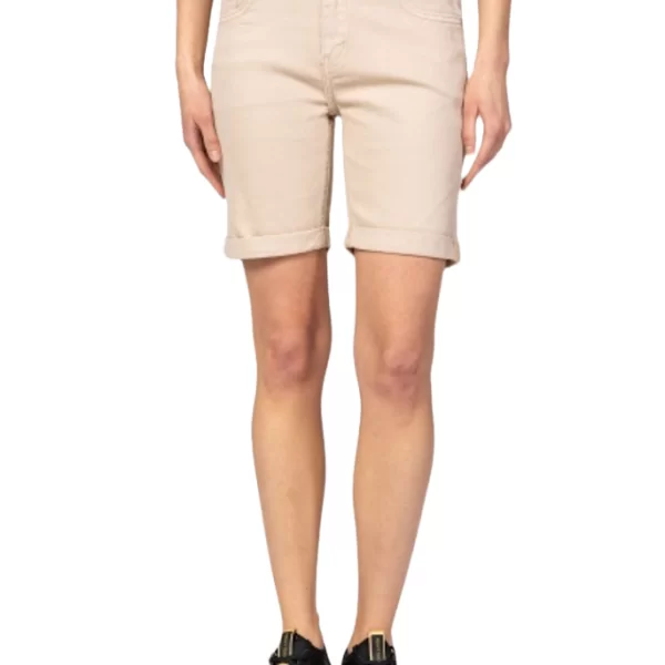 HEAVY TOOLS Γυναικείο Wamotas25 Τζιν Σορτς Μπεζ Heavy Tools T48001-SAND