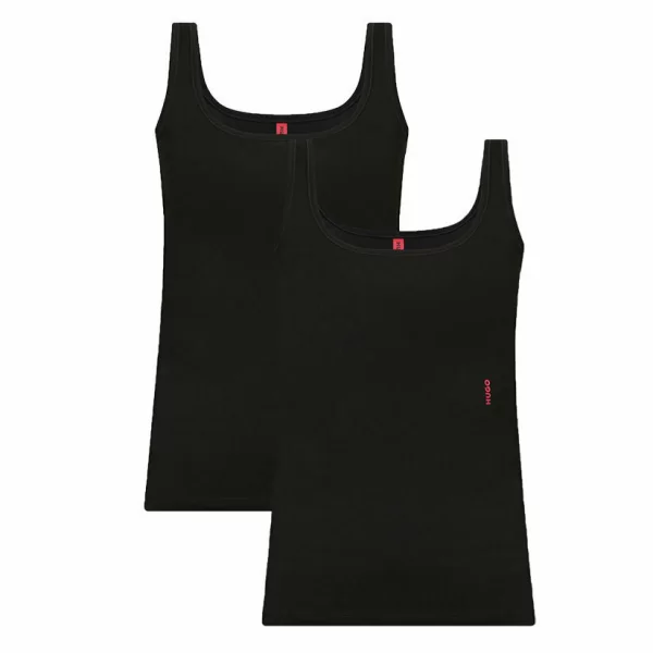 Γυναικείο Σετ Φανελάκια 2 Τεμάχια Μαύρα Hugo 50469682-001