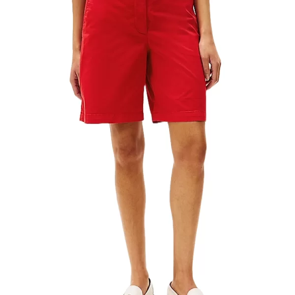 Γυναικείο Σορτς Κόκκινο Tommy Hilfiger WW0WW42457-XLD