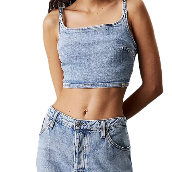 Γυναικείο Τζιν Top Γαλάζιο Calvin Klein J20J225515-1AA