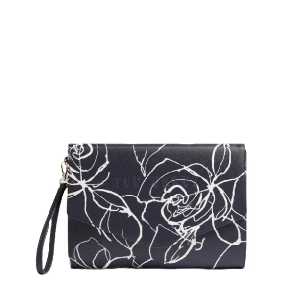 Γυναικείος Almikon Linear Rose Φάκελος Navy Μπλε Ted Baker 278414-NAVY