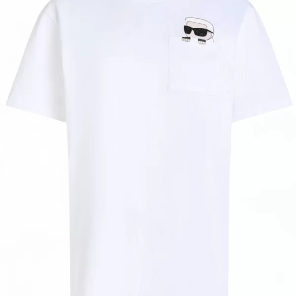 Γυναικείο Peak-A-Boo T-shirt Λευκό Karl Lagerfeld A1W17100-100 WHITE