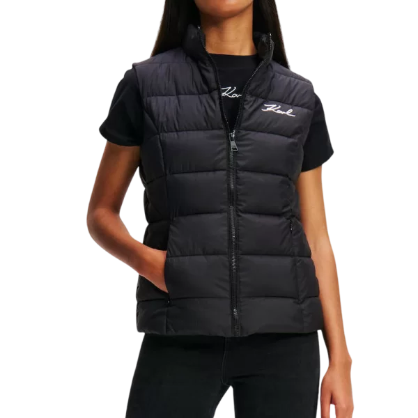 Γυναικείο Γιλέκο Μαύρο Karl Lagerfeld A1W15048-999 BLACK