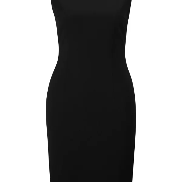 Γυναικείο Αμάνικο Dirulah Φόρεμα Μαύρο Boss 50500498-001