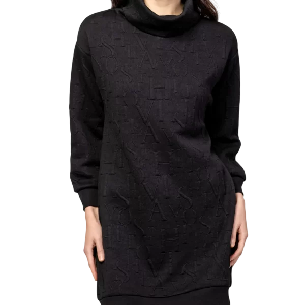 HEAVY TOOLS Γυναικείο Μακρυμάνικο Vienew25 Φόρεμα Μαύρο Heavy Tools T12020-BLACK