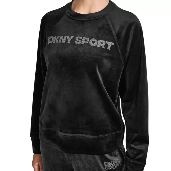 Γυναικείο Φούτερ Μαύρο DKNY DP5T1399-BLK