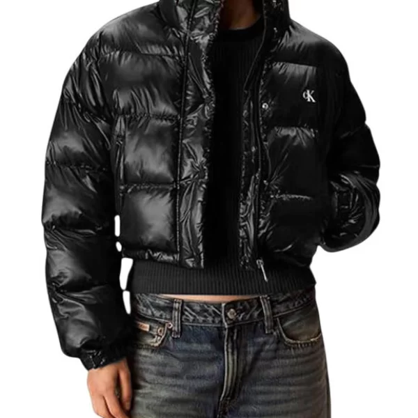 Γυναικείο Puffer Μπουφάν Μαύρο Calvin Klein LV047D504G-UB1