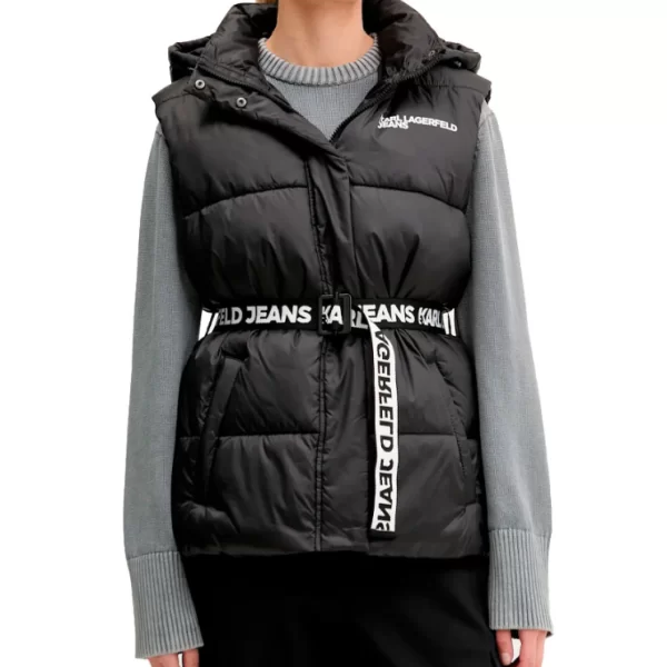 Γυναικείο Γιλέκο Μαύρο Karl Lagerfeld Jeans A3W15025-999 BLACK