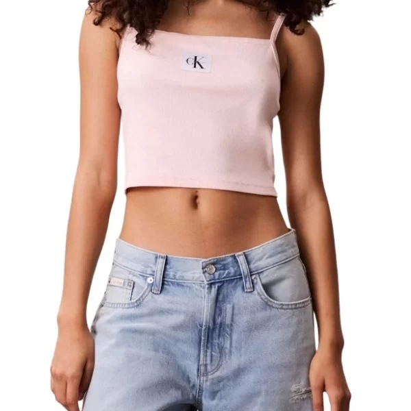 Γυναικείο Αμάνικο Τοπ Ροζ Calvin Klein LV047C908G-VI7