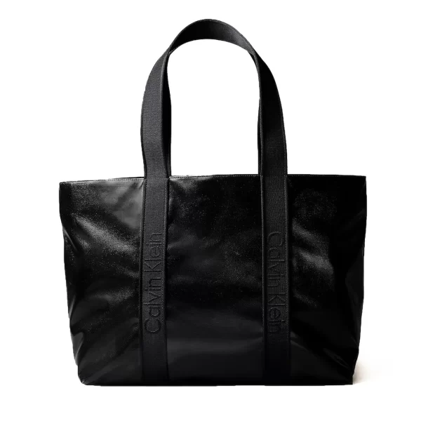 Γυναικεία Αδιάβροχη Tote Τσάντα Μαύρη Calvin Klein LV04F3211G-UB1