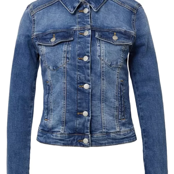 Γυναικείο Τζιν Μπουφάν Μπλε S.Oliver 2166002-56Z2