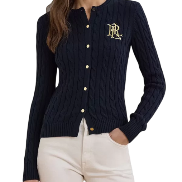 Γυναικεία Ralhan Πλεκτή Ζακέτα Navy Μπλε Ralph Lauren 200932225002-Navy