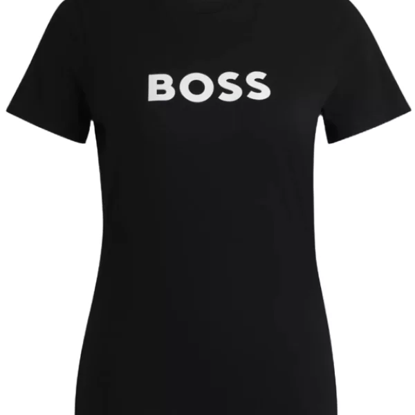 Γυναικείο C_Elogo 5 T-Shirt Μαύρο Boss 50501139-001