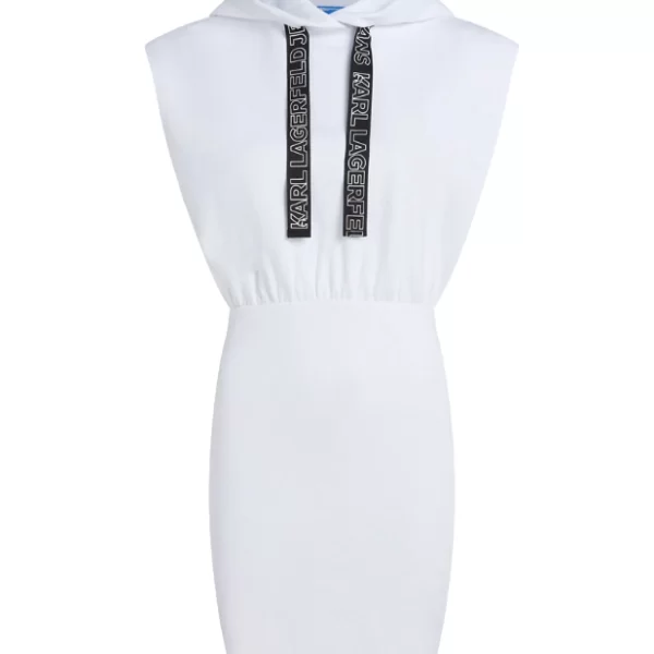 Γυναικείο Φούτερ Φόρεμα Λευκό Karl Lagerfeld Jeans A2W13033-100 WHITE