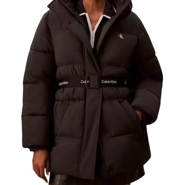 Γυναικείο Puffer Μπουφάν Μαύρο Calvin Klein LV047D507G-UB1