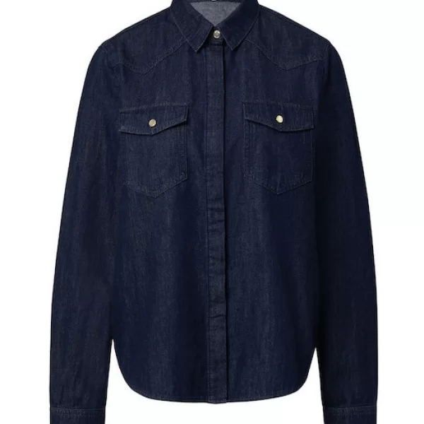 Γυναικείο Τζιν Πουκάμισο Navy Μπλε S.Oliver 2169949-59Y8