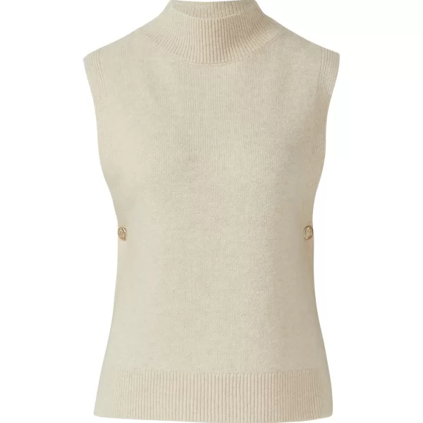 Γυναικεία Αμάνικη Πλεκτή Μπλούζα Μπεζ S.Oliver 2168038-81W9