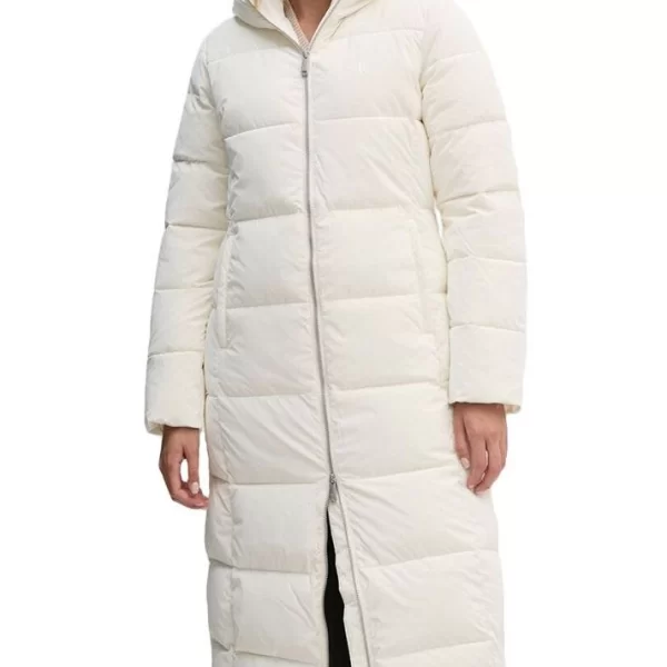 Γυναικείο Puffer Μπουφάν Εκρού Calvin Klein J20J224106-YBI