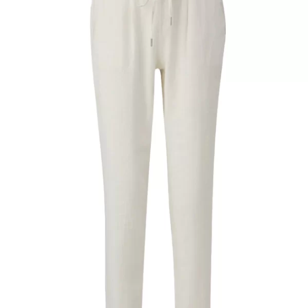 Γυναικείο Λινό Παντελόνι Εκρού S.Oliver 2143789-0200