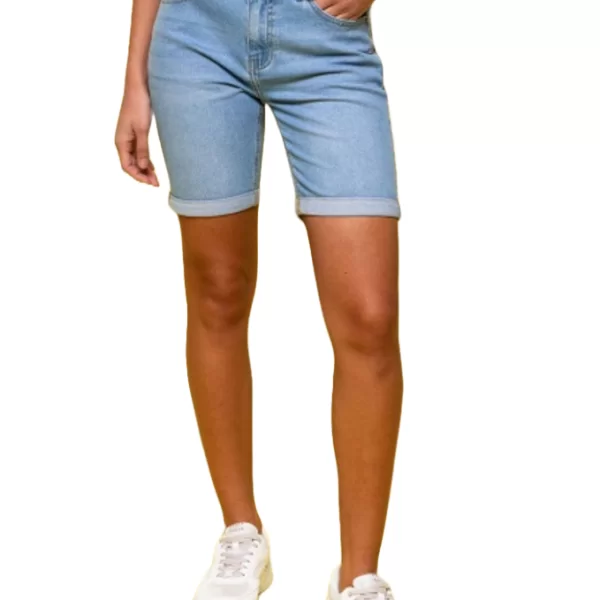 Γυναικεία Wamota24 Τζιν Βερμούδα Γαλάζια Heavy Tools S24562-LIGHT