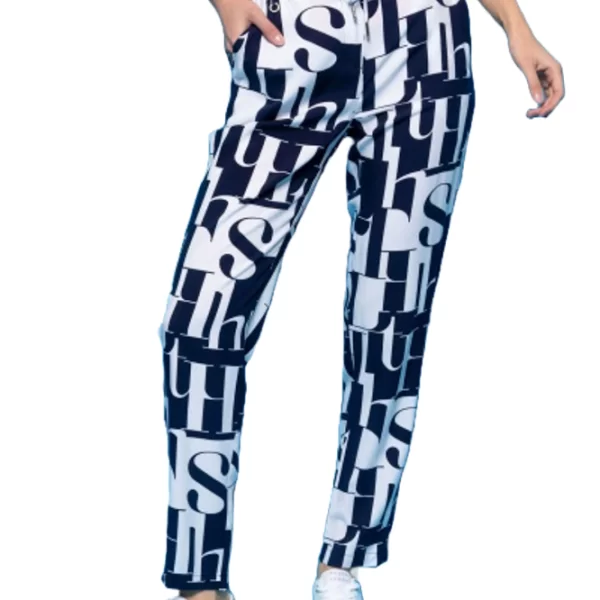 HEAVY TOOLS Γυναικείο Fifer24 Παντελόνι Μπλε Heavy Tools S24569-LETTERS