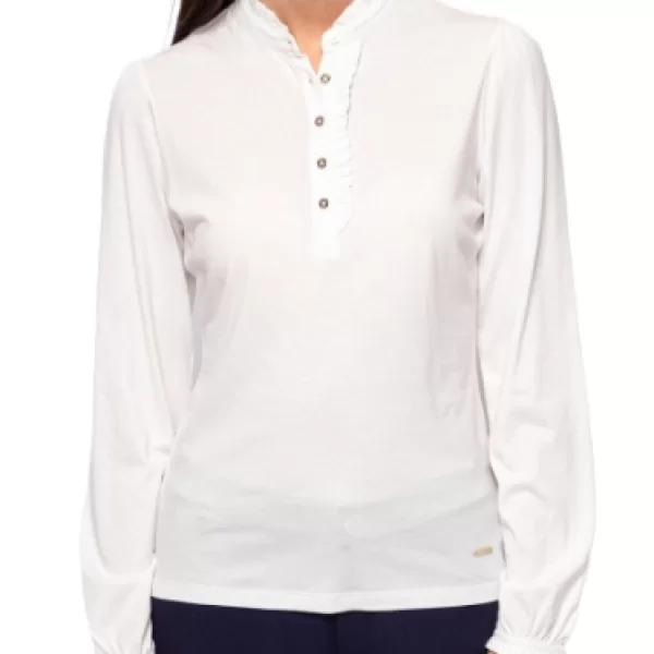 Γυναικεία Caliza Μπλούζα Λευκή Heavy Tools S24281-ECRU