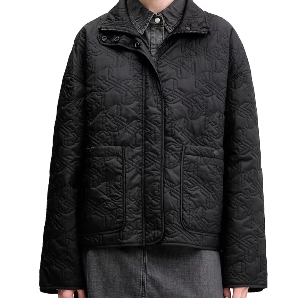 Karl Lagerfeld Γυναικείο Μπουφάν Μαύρο Karl Lagerfeld Jeans B1W15024-999 BLACK