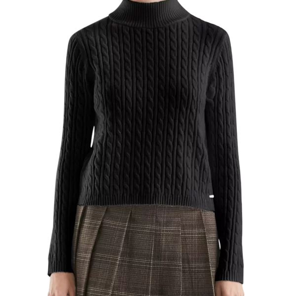 Γυναικείο Πουλόβερ Μαύρο S.Oliver 2173025-9999