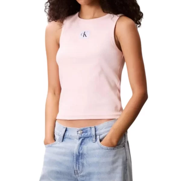 Γυναικείο Αμάνικο Τοπ Ροζ Calvin Klein LV047C909G-VI7