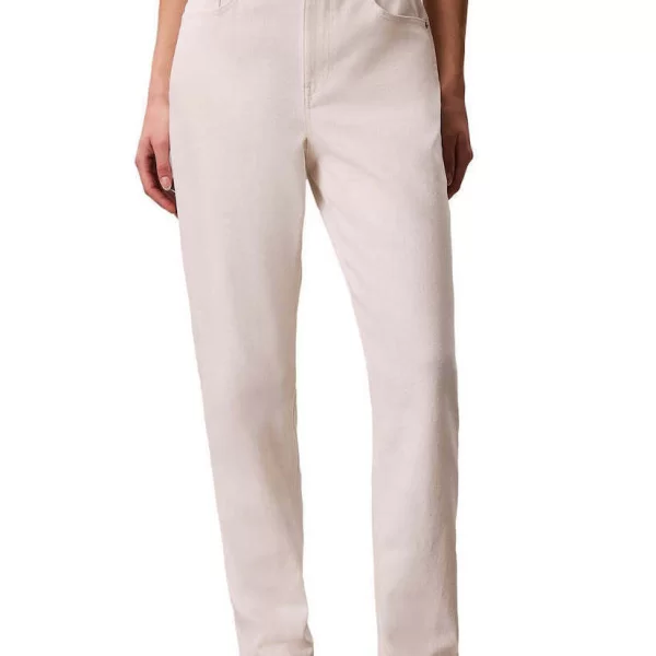 Γυναικείο Mom Τζιν Λευκό Calvin Klein LV047F703G-ASN