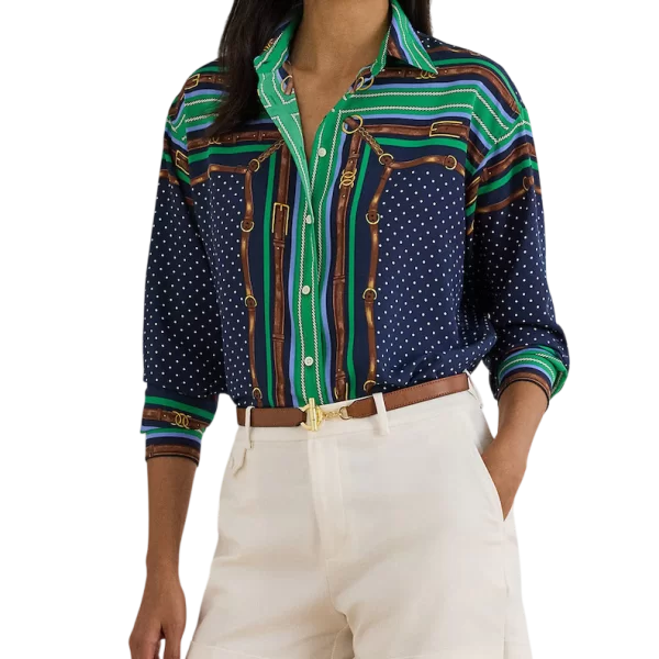 Γυναικείο Kotta Πουκάμισο Navy Μπλε Ralph Lauren 200P03687001-Blue