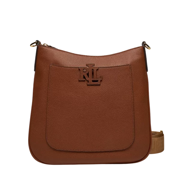 Γυναικεία Δερμάτινη Cameryn Τσάντα Χιαστί Καφέ Ralph Lauren 431970152002-TAN