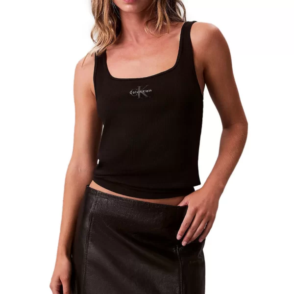 Γυναικείο Tank Top Μαύρο Calvin Klein LV047A804G-UB1