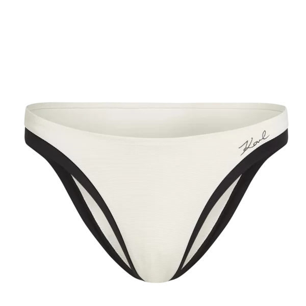 Karl Lagerfeld Γυναικείο Signature Μπικίνι Κρεμ Karl Lagerfeld B2W46023-B09 Cream