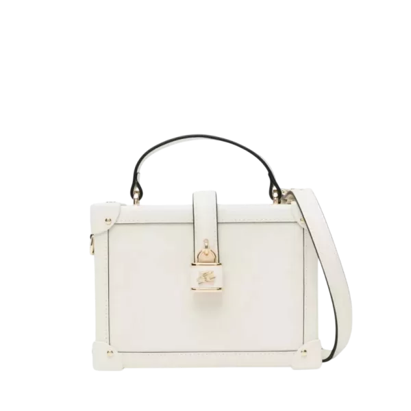 Γυναικεία Δερμάτινη K/Autograph Τσάντα Τσάντα Off White Karl Lagerfeld B1W30100-110 OFF WHITE
