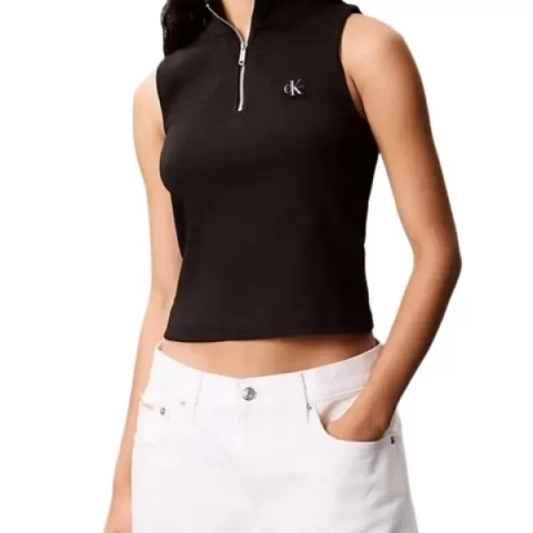 Γυναικείο Αμάνικο Τοπ Μαύρο Calvin Klein LV047C909G-UB1