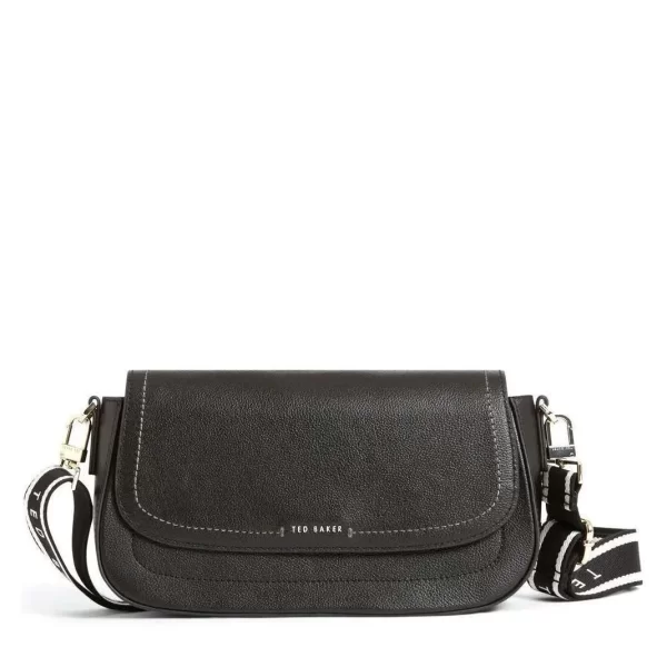 Γυναικεία Δερμάτινη Louiize Τσάντα Χιαστί Μαύρη Ted Baker 283918-Black