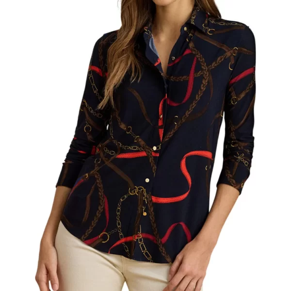 Ralph Lauren Γυναικείο Daquane Πουκάμισο Navy Μπλε Ralph Lauren 200P03716001-Navy