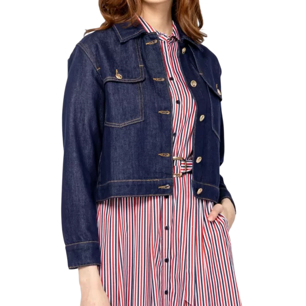 Γυναικείο Nessira Τζιν Μπουφάν Navy Μπλε Heavy Tools T36031-DARK