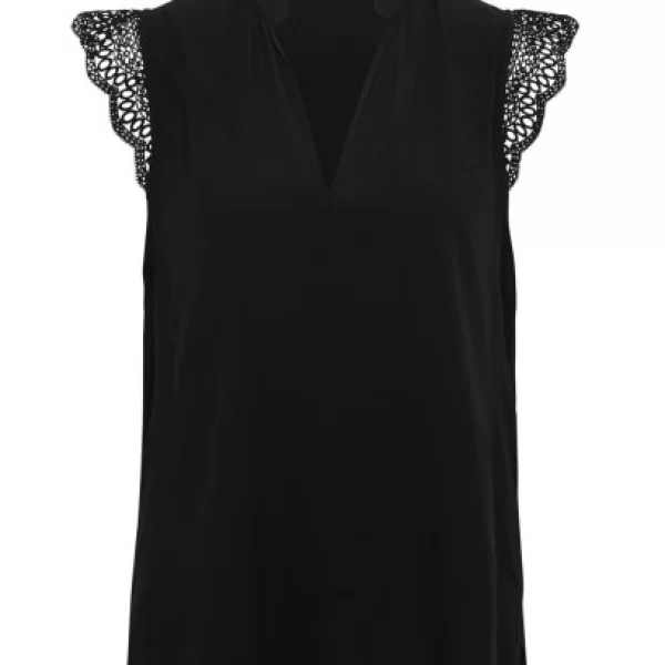 Γυναικείο Τοπ Μαύρο S.Oliver 2162739-9999